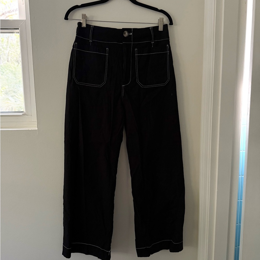 Maeve Colette Contrast Stitch Pants